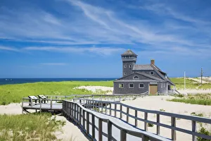 USA, Massachusetts, Cape Cod, Provincetown, Race Point Beach, Old Harbor Life-Saving