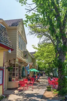 Upper Cape Prints: USA, Massachusetts, Cape Cod, Upper Cape, Falmouth, Main Street