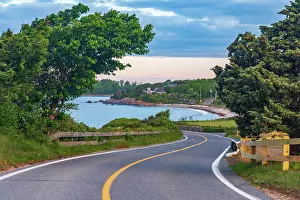 Roads Prints: USA, Massachusetts, Cape Cod, Upper Cape, Nobska Point