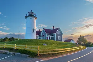 Upper Cape Prints: USA, Massachusetts, Cape Cod, Upper Cape, Nobska Light