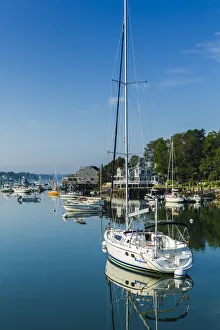 North Shore Prints: USA, Massachusetts, Gloucester, Annisquam, Lobster Cove