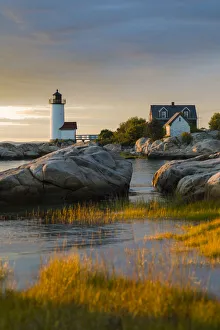 North Shore Prints: USA, Massachusetts, Gloucester, Annisquam, Annisquam Lighhouse