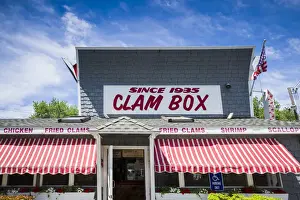 Atlantic Us Prints: USA, Massachusetts, Ipswich, The Clam Box of Ipswich restaurant, exterior