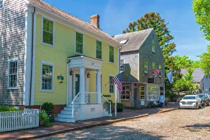 Nantucket Prints: USA, Massachusetts, Nantucket, India Street
