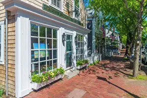 Nantucket Prints: USA, Massachusetts, Nantucket, Nantucket Town, Federal Street