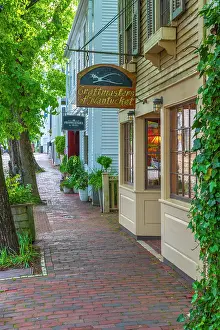 Nantucket Prints: USA, Massachusetts, Nantucket, Nantucket Town, Centre Street