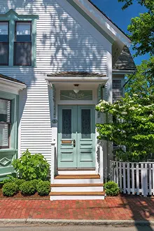 Doorway Prints: USA, Massachusetts, Nantucket, Nantucket Town, Milk Street