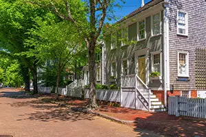 Main Street Prints: USA, Massachusetts, Nantucket, Nantucket Town, Main Street