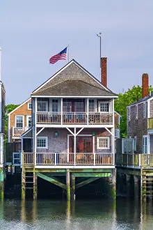 Landing Stage Prints: USA, Massachusetts, Nantucket, Nantucket Town, Old North Wharf