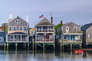 Landing Stage Prints: USA, Massachusetts, Nantucket, Nantucket Town, Old North Wharf