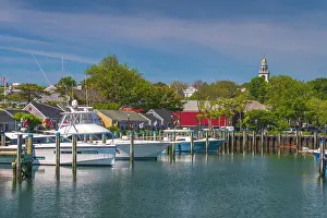 Landing Stage Prints: USA, Massachusetts, Nantucket, Nantucket Town, Old South Wharf