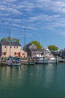 Landing Stage Prints: USA, Massachusetts, Nantucket, Nantucket Town, Straight Wharf