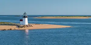 Nantucket Prints: USA, Massachusetts, Nantucket, Nantucket Town, Brant Point, Brant Point Lighthouse