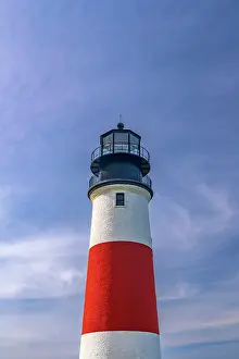 Nantucket Prints: USA, Massachusetts, Nantucket, Siasconset ('sconset), Sankaty Head Lighthouse