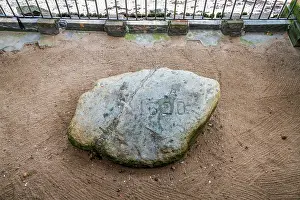 Plymouth Prints: USA, Massachusetts, Plymouth, Plymouth Memorial State Park, Plymouth Rock