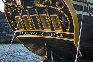 USA, Massachusetts, Salem, Friendship tall ship, Derby Wharf