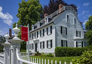 North Shore Prints: USA, Massachusetts, Salem, Ropes Mansion, 1727, historic home