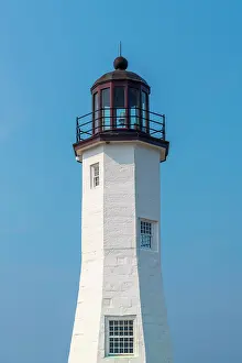 Scituate Prints: USA, Massachusetts, Scituate, Cedar Point, Scituate Lighthouse
