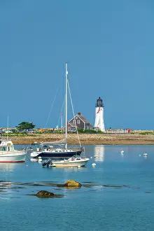 Scituate Prints: USA, Massachusetts, Scituate, Cedar Point, Scituate Lighthouse