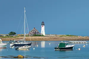 Scituate Prints: USA, Massachusetts, Scituate, Cedar Point, Scituate Lighthouse