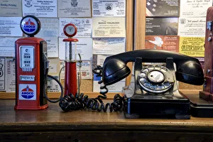 Phone Prints: USA, Midwest, Oklahoma, Route 66, Afton, Afton station museum