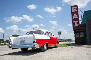 Oklahoma Prints: USA, Midwest, Oklahoma, Route 66, Vinita, Clantons Cafe