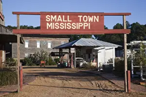 USA, Mississippi, Jackson, Mississippi Agriculture and Forestry Museum, Small Town