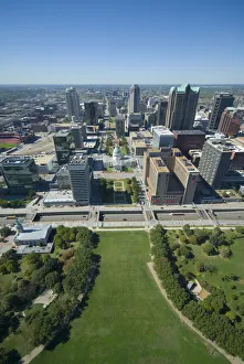 Missouri Prints: USA, Missouri, St. Louis, Downtown