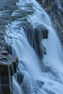 USA, Montana, Great Falls, falls of the Missouri river