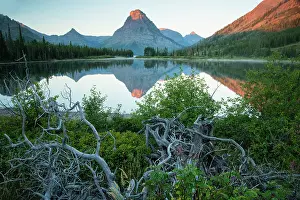 Rocky Mountains Prints: USA, Montana, Waterton-Glacier International Peace Park
