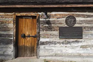 Central States Prints: USA, Nebraska, Gothenburg, original Pony Express Station used 1860-1861