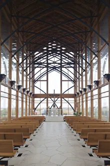 Central States Prints: USA, Nebraska, Gretna, The Holy Family Shrine chapel