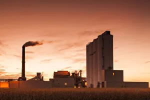 Factory Prints: USA, Nebraska, Scottsbluff, sugar mill