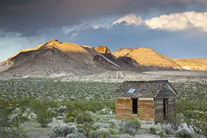 Images Dated 31st August 2011: USA, Nevada, Great Basin, Beatty, Rhyolite Ghost Town