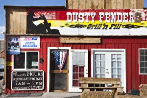 USA, Nevada, Great Basin, Goldfield, Dusty Fender Grill-n-Fill