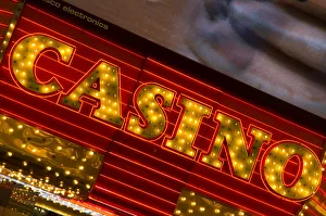 Images Dated 7th April 2009: USA, Nevada, Las Vegas, Downtown Old Las Vegas, Fremont Street