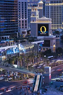 Images Dated 31st August 2011: USA, Nevada, Las Vegas, high vantage view of The Strip, Las Vegas Boulevard