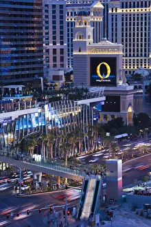 USA, Nevada, Las Vegas, high vantage view of The Strip, Las Vegas Boulevard USA, Nevada, Las Vegas, high vantage view of The Strip, Las Vegas Boulevard