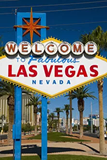 USA, Nevada, Las Vegas sign
