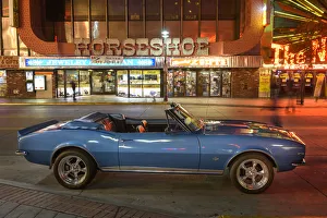 Images Dated 2nd February 2016: USA, Nevada, Reno, camaro on main street