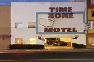 Reno Collection: USA, Nevada, Reno, Time Zone Motel