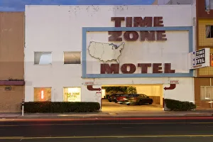 Roadside Prints: USA, Nevada, Reno, Time Zone Motel