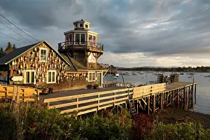 Hanging Prints: USA, New England, Maine, Bass Harbor