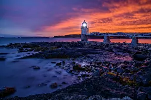 Port Clyde Prints: USA, New England, Maine, Port Clyde, Marshall Point Light Station