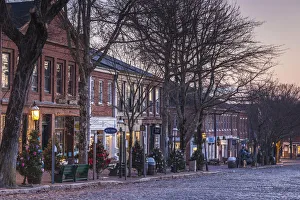 USA, New England, Massachusetts, Nantucket Island, Nantucket Town, Centre Street