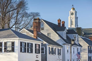 Images Dated 25th April 2019: USA, New England, Massachusetts, Plymouth, Plymouth Cultural District, buildings