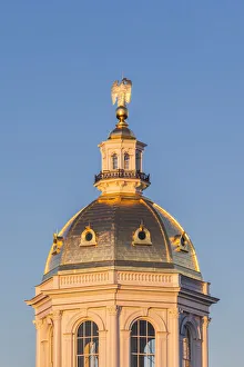 State Capitol Prints: USA, New England, New Hampshire, Concord, New Hampshire State House, sunset