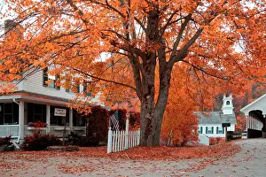 Coos County Prints: USA, New England, New Hampshire, Coos County, Upper Ammonoosuc River, Stark, Stark Inn