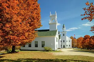 Small Town Prints: USA, New England, New Hampshire, Sullivan County, Washington
