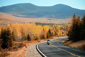 Road Trip Prints: USA New England, New Hampshire, North Stratford, Highway